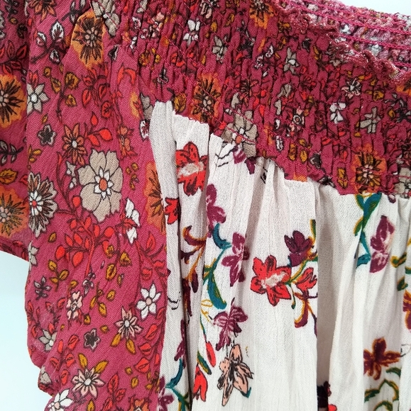 ALTAR'D STATE nwt Ruby Off Shoulder Flutter Top - Picture 7 of 8